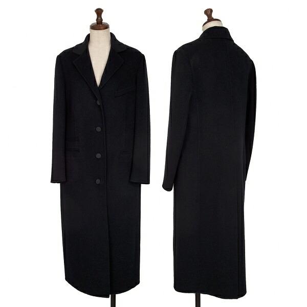 【中古】 エンポリオアルマーニEMPORIO ARMANI カシミヤロングコート 紺36【レディース】｜PLAYFUL