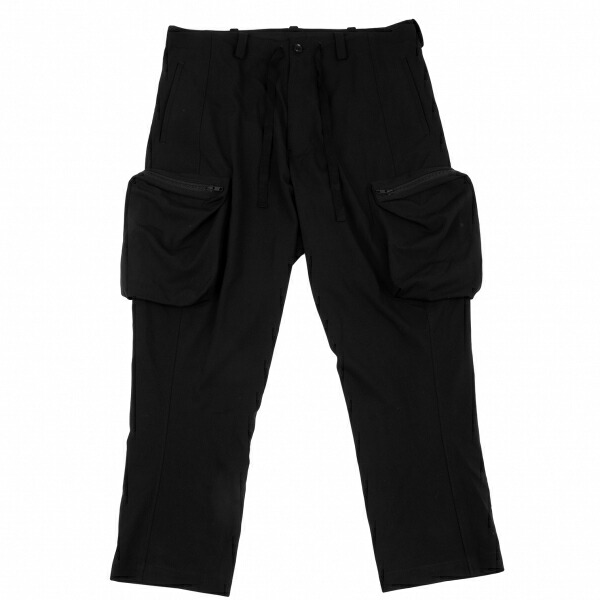 【中古】 敷き地S\u0027YTE ジップポケットテーパードパンツ 黒M位【メンズ】