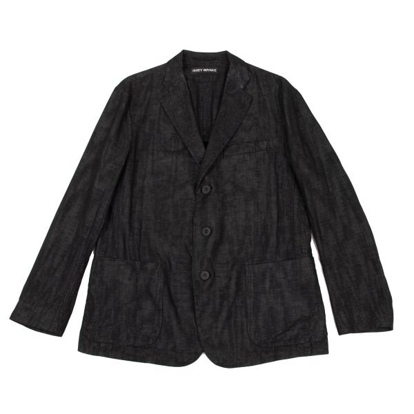 ISSEY MIYAKE イッセイミヤケ リネン テーラード ジャケット 楽天市場】古着 ISSEY MIYAKE イッセイミヤケ リネン 長袖