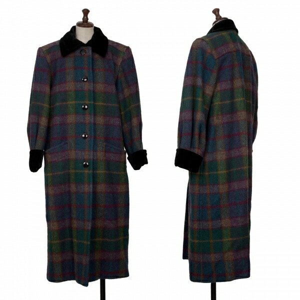 Yves Saint Laurent 千鳥柄コート 楽天市場】【中古】イヴサンローラン YVES SAINT LAURENT バイ