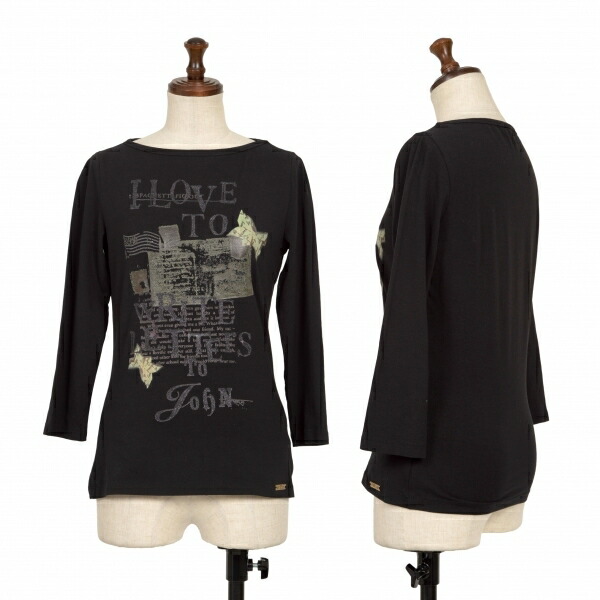 John paul Galliano バックリプリントシャツ 楽天市場】ジョンガリアーノ JOHN GALLIANO レディース ロンT