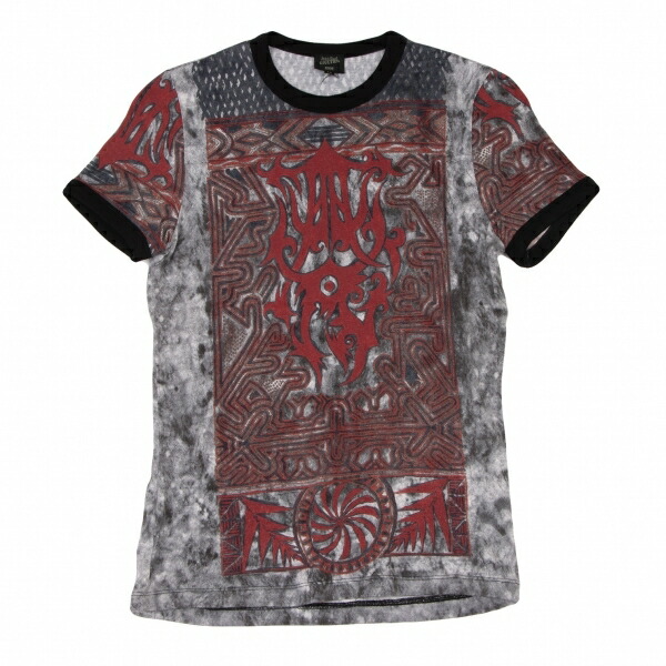 【Jean Paul Gaultier】プリントジャージTシャツ JEAN-PAUL GAULTIER ジャンポールゴルチエ ロゴ プリント