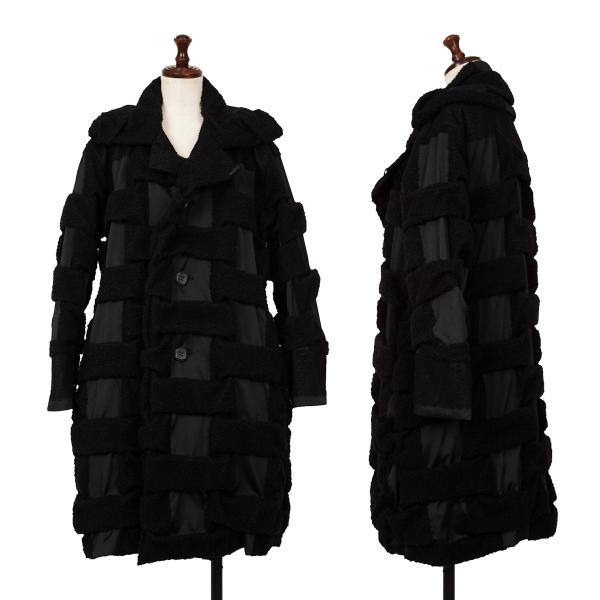 【中古】 イッセイミヤケISSEY MIYAKE 3D織りコート 黒2【レディース】|PLAYFUL