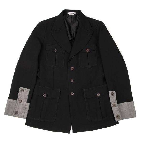コムデギャルソン オムプリュス 定番ダブルジャケット 楽天市場】【中古】 COMME des GARCONS | コムデギャルソン