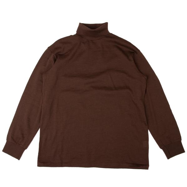 【中古】 ワイズフォーメンY's for men ウールハイネック長袖カットソー 茶M位【メンズ】｜PLAYFUL 11,343円