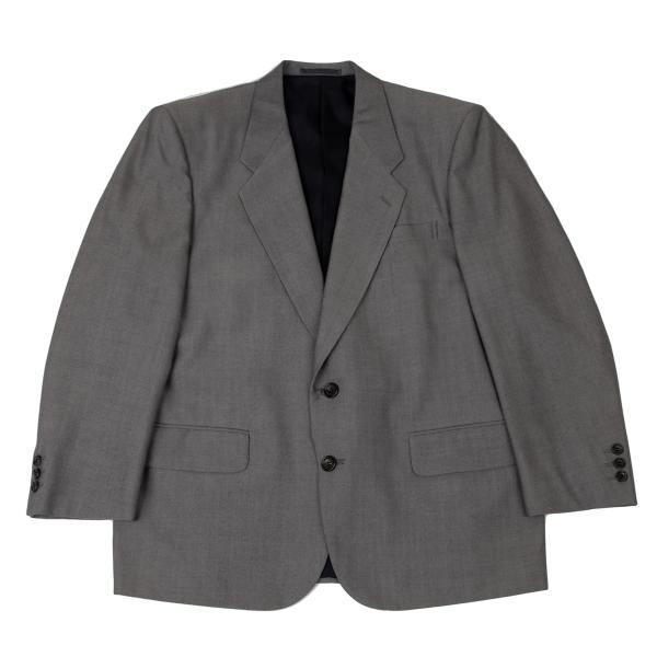 【中古】 コムデギャルソン オムCOMME des GARCONS HOMME ウール2Bノッチドラペルジャケット グレーS【メンズ】|PLAYFUL