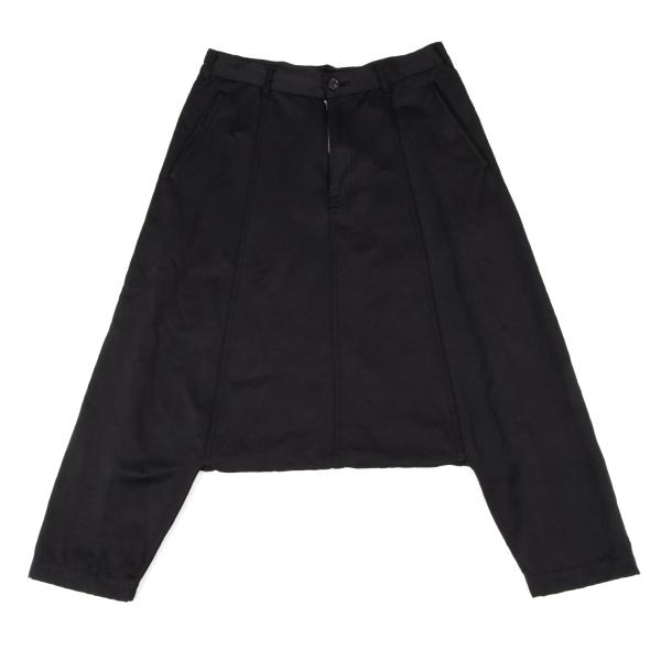 【中古】 コムデギャルソンCOMME des GARCONS ナイロンリネンサルエルパンツ 濃紺XS【レディース】｜PLAYFUL