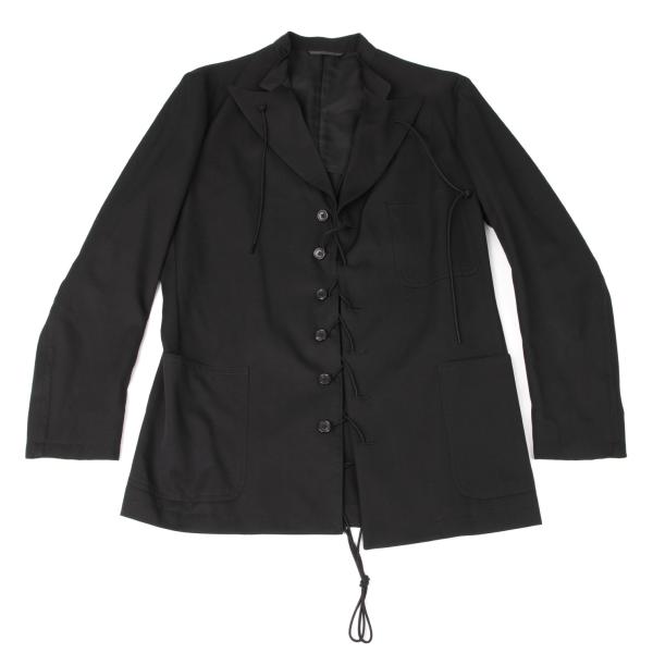 ヨウジヤマモトプールオム 1992aw コート 金ボタン ビンテージ Yohji Yamamoto W-メルトンデカ釦コートスタイル2019.10.23