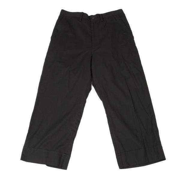 【中古】 ワイズY\u0027s コットンシンチバックロールアップパンツ 黒2【レディース】