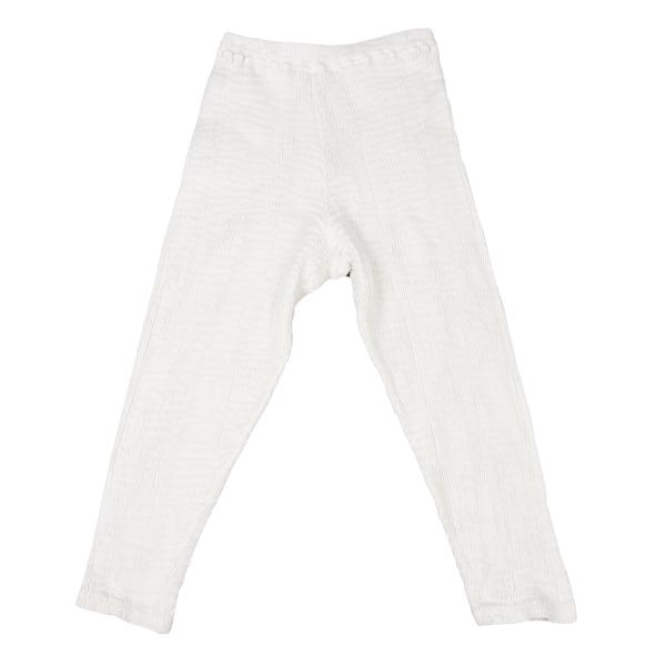 【中古】 イッセイミヤケISSEY MIYAKE コットンナイロンストレッチクロップドパンツ オフM【レディース】 パンツ-ボトムス