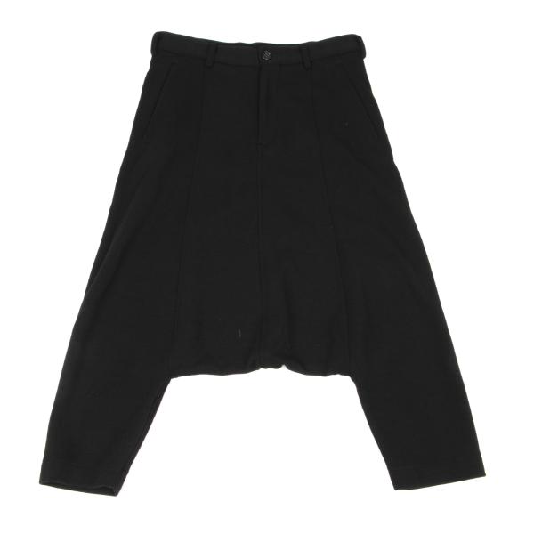 【中古】 コムコム コムデギャルソンCOMME des GARCONS ストレッチウールニットサルエルパンツ 黒SS【レディース】|PLAYFUL