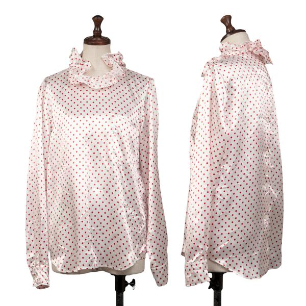COMME des GARCONS - 【美品】  COMME des GARCONS / コムデギャルソン | AD2020 2020AW | ボリュームスリーブ 蛍光カラー ブラウス | XS | ピンク | レディース COMME des GARCONS 【美品】 | AD2020 2020AW ボリューム