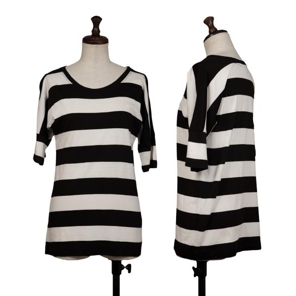 【中古】 ドリスヴァンノッテンDRIES VAN NOTEN 袖うつり変わり間借り人プルオーバー 黒白XS【レディース】