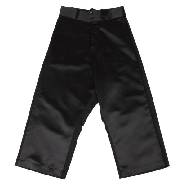 【中古】 ジュンヤワタナベ コムデ給仕JUNYA WATANABE COMME des GARCONS 繻子うつり変わりハイウエストワイドパンツ 黒S【レディース】 レディースファッション-ボトムス-パンツ