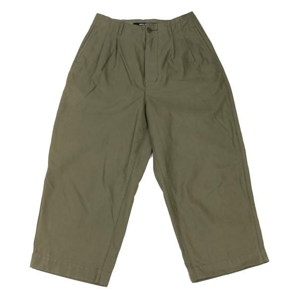 【中古】 ジュンヤワタナベ コムデギャルソンJUNYA WATANABE COMME des GARCONS ツータックワイドカーゴパンツ カーキXS【レディース】