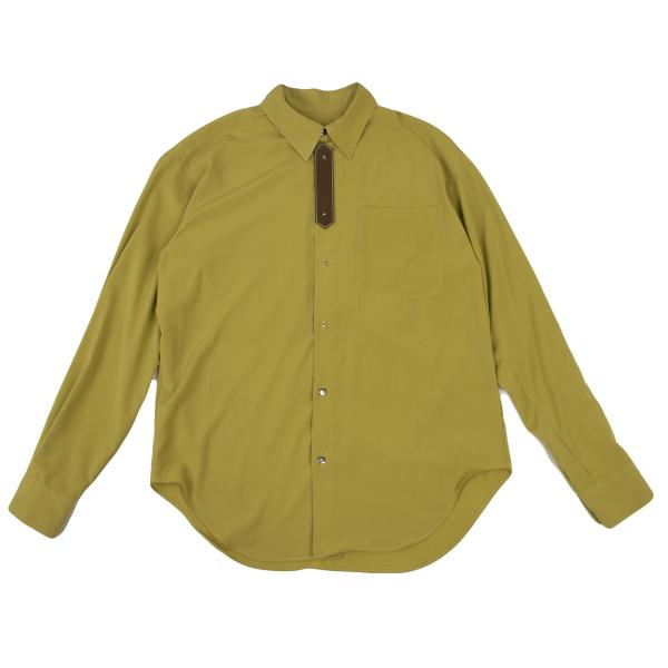 【中古】 ジュニアゴルチエJUNIOR GAULTIER 装飾ギボシボタンポリシャツ マスタード茶48【メンズ】｜PLAYFUL