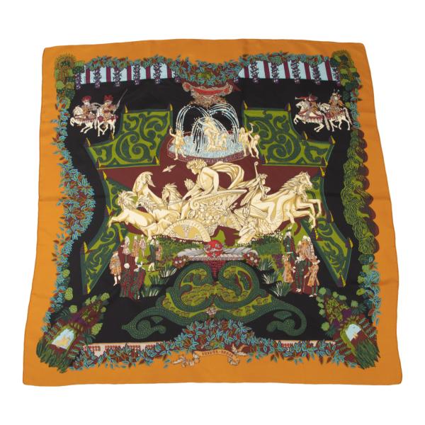 楽天市場】【中古】 エルメス スカーフ カレ90 シルク100% 唐辛子