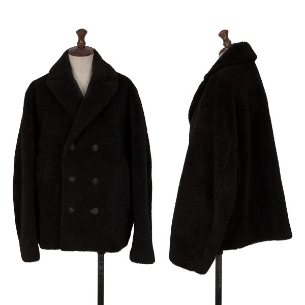 【中古】 プレインピープルPLAIN PEOPLE ポリダブルボアジャケット 黒9【レディース】｜PLAYFUL