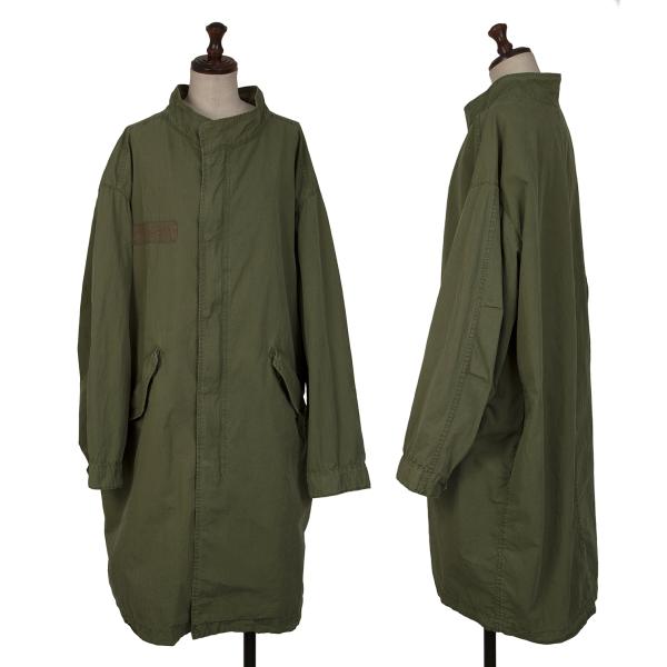 ドゥーズィエムクラス　ミリタリージャケット　カーキ　コットン ドゥーズィエムクラス ミリタリージャケット カーキ コットン