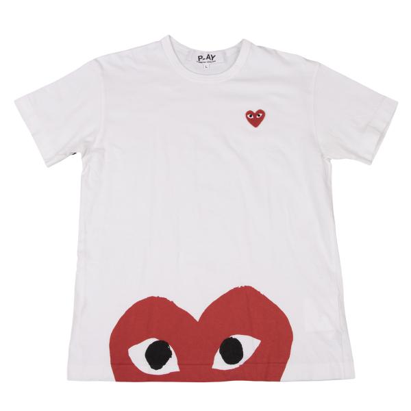 楽天市場】PLAY CdG Tシャツ ホワイト Lサイズ コムデギャルソン