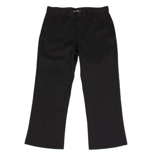 【中古】 トリココムデギャルソンtricot COMME des GARCONS ウールギャバクロップドパンツ 黒S【レディース】