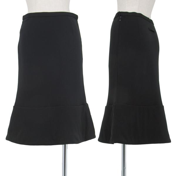 【中古】 ジャンポールゴルチエ ファムJean Paul GAULTIER FEMME アセテートポリ中綿フレアスカート 黒40【レディース】｜PLAYFUL