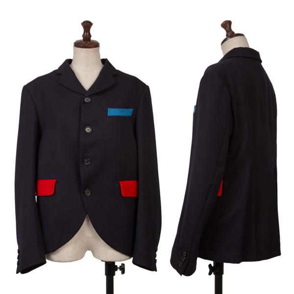 コムデギャルソン 丸襟ジャケット 楽天市場】コムデギャルソン COMME des GARCONS 丸襟ジャケット