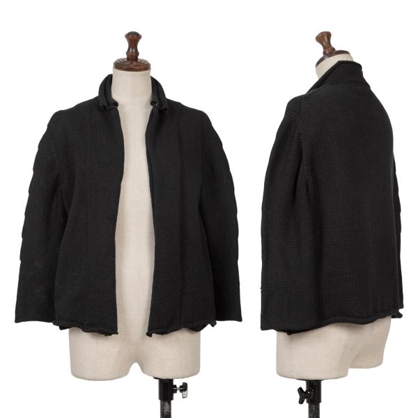 【中古】 ワイズY\u0027s コットンボタンレスニットジャケット 黒3【レディース】