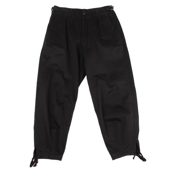 ローブドシャンブルコムデギャルソン エプロンドッキング総柄パンツ キュロット風 ローブドシャンブル コムデギャルソンrobe de chambre COMME des