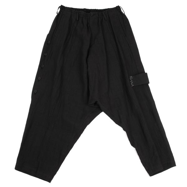 美品　ワイズ　サルエル　パンツ　メンズ　ヨウジヤマモト ヨウジヤマモト プールオムYohji Yamamoto POUR HOMME サイド
