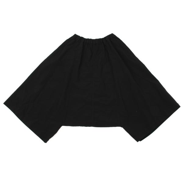 【中古】 コムコム コムデギャルソンCOMME des GARCONS ポリワイドサルエルパンツ 黒S【レディース】|PLAYFUL