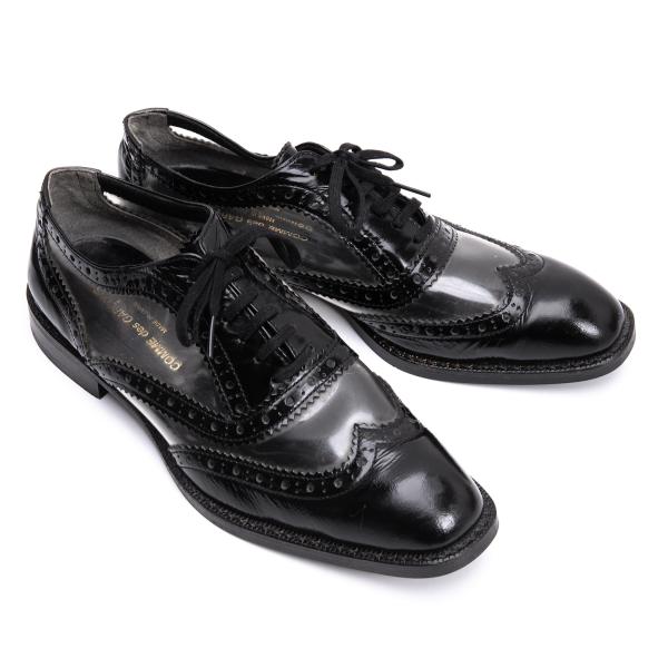 のこ　　　コムデギャルソン　エナメル　レースアップ　24㎝ コムコム コムデギャルソンCOMME des GARCONS エナメル