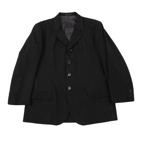 20ss 名作 ヨウジヤマモト プールオム ボックス プリーツ ジャケット 4 yohji yamamoto - pour homme ホック留めJKT / HX-J10-118