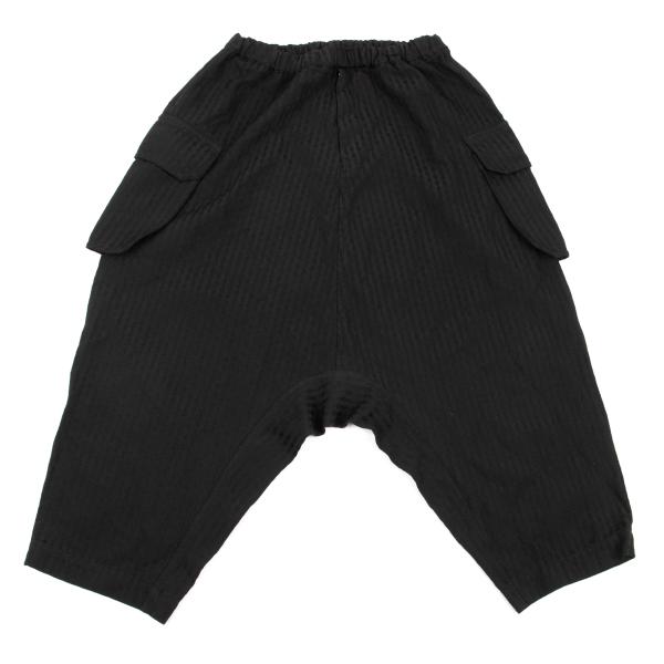 【中古】 ブラックコムデギャルソンBLACK COMME des GARCONS ポリ製品染めジャガードカーゴサルエルパンツ 黒M【レディース】|PLAYFUL