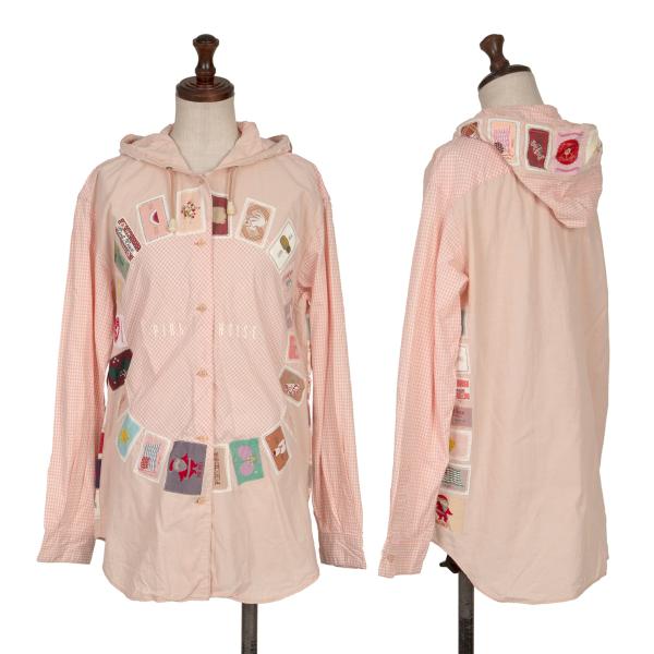 ピンクハウス♡フリル付きフードシャツ 濃いパープル セール