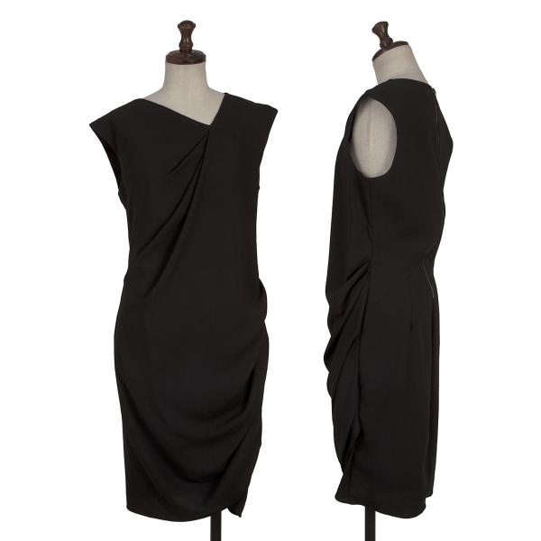 【中古】 ヘルムートラングHELMUT LANG ネックつまみドレープノースリーブチュニック 黒M【レディース】｜PLAYFUL 20,319円