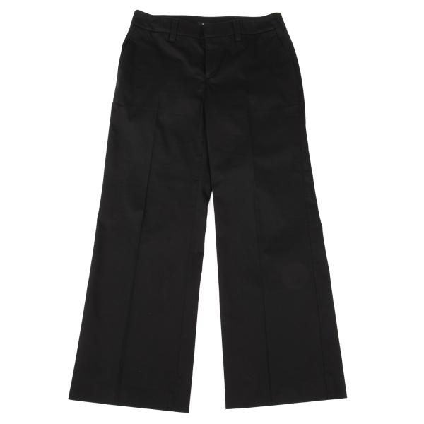 【中古】 バーバリーBURBERRY LONDON コットンポリストレッチストレートパンツ 黒40【レディース】｜PLAYFUL 8,864円