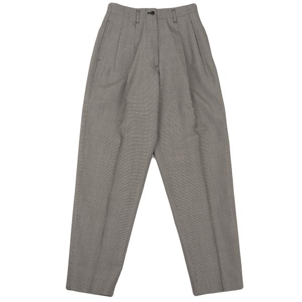 【中古】 ジャンポールゴルチエ ファムJean Paul GAULTIER FEMME ウールシルクツータックパピートゥースパンツ グレー40【レディース】｜PLAYFUL