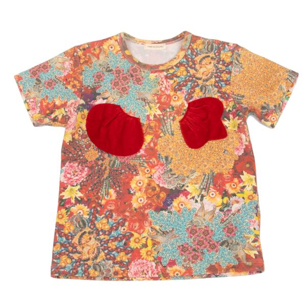 ●コムデギャルソン ガール●フロッキープリント 花柄 フラワー Tシャツ 楽天市場】【中古】 コムデギャルソンCOMME des GARCONS