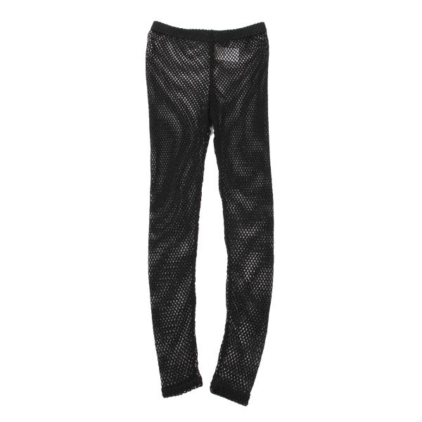 【中古】 コムデギャルソンCOMME des GARCONS ストレッチネットレギンスパンツ 黒XS【レディース】｜PLAYFUL