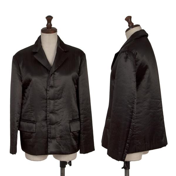 【中古】 トリココムデギャルソンtricot COMME des GARCONS 中綿ベルクロジャケット 黒M【レディース】