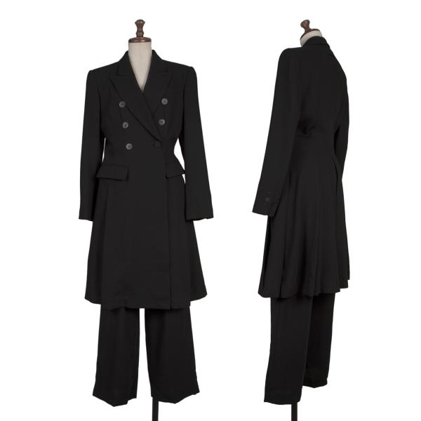 【中古】 ジャンポールゴルチエ 古典派音楽Jean Paul GAULTIER CLASSIQUE ウールポリセットアップ 黒40 38【レディース】