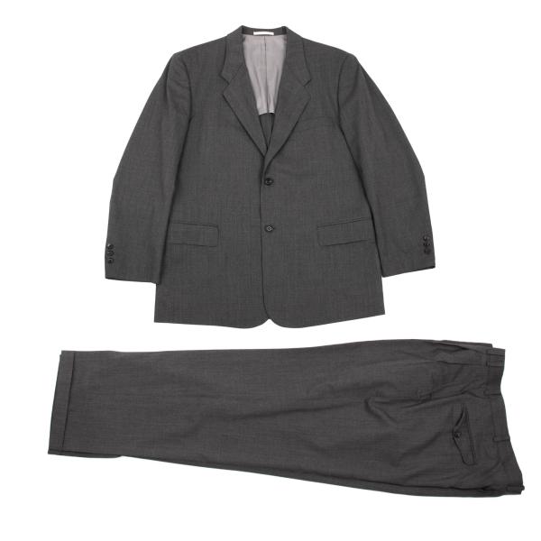 papas パパス 麻100% スーツ セットアップ リネン 上下 古着 1240002226226_1.jpg