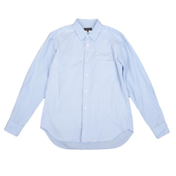 コムデギャルソンオム ストライプ オープンカラー シャツ ADなし 80s comme des garçons homme stripe open collar shirt 田中オム