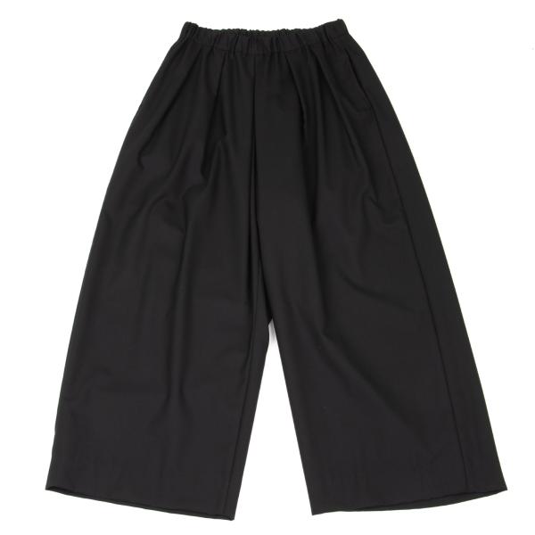 【中古】 ノアール ケイ ニノミヤnoir kei ninomiya トロウールドロストワイドパンツ 黒S【レディース】｜PLAYFUL