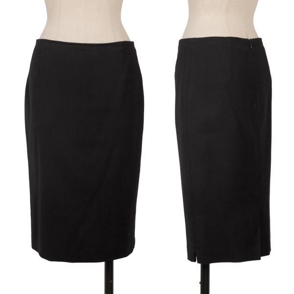【中古】 ジルサンダーJIL SANDER カシミア混ペンシルスカート 黒36【レディース】|PLAYFUL