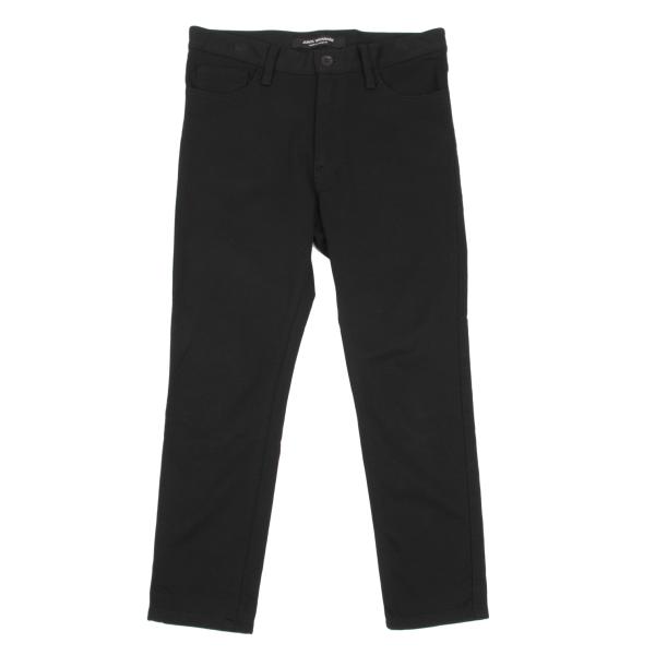 【中古】 ジュンヤワタナベ コムデ給仕JUNYA WATANABE COMME des GARCONS コットンナイロンストレッチテーパードパンツ  黒XS【レディース】