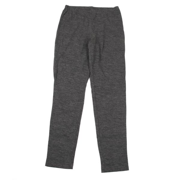 【中古】 コムデ給仕COMME des GARCONS ウールニットレギンスパンツ 薄墨色M位【レディース】