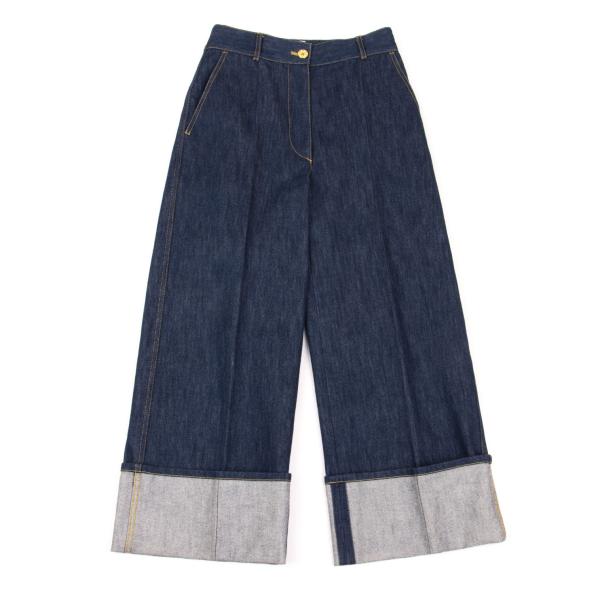 【中古】 パトゥPATOU アイコニックデニムパンツ インディゴブルー36【レディース】｜PLAYFUL 29,167円