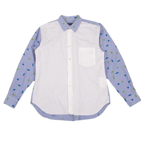 COMME des GARÇONS SHIRT ストライプ　半袖シャツ XS COMME des GARCONS SHIRT(コムデギャルソンシャツ) ストライプ